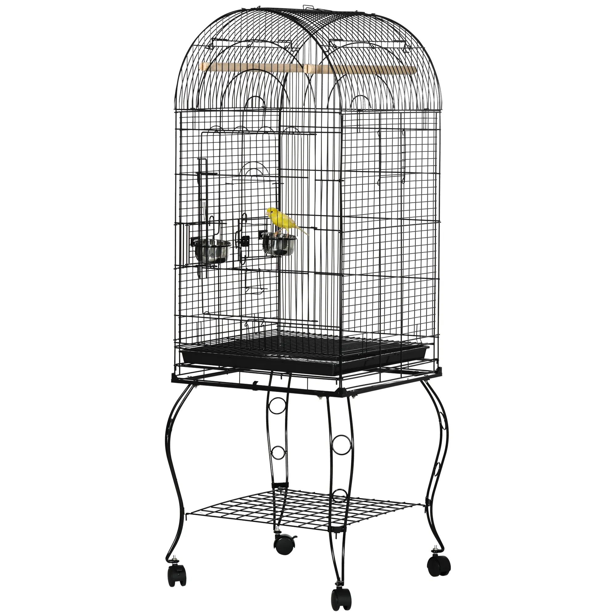 60" Large Bird Cage with Openable Top for Cockatie, Sun Conure — image 1