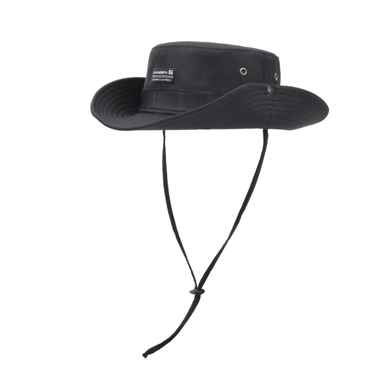Summer Outdoor Sun Hat Hiking Fishing UV Protection Hat for Men and Women, Fashionable Bucket Hat, Trendy Casual Breathable Hat — image 5