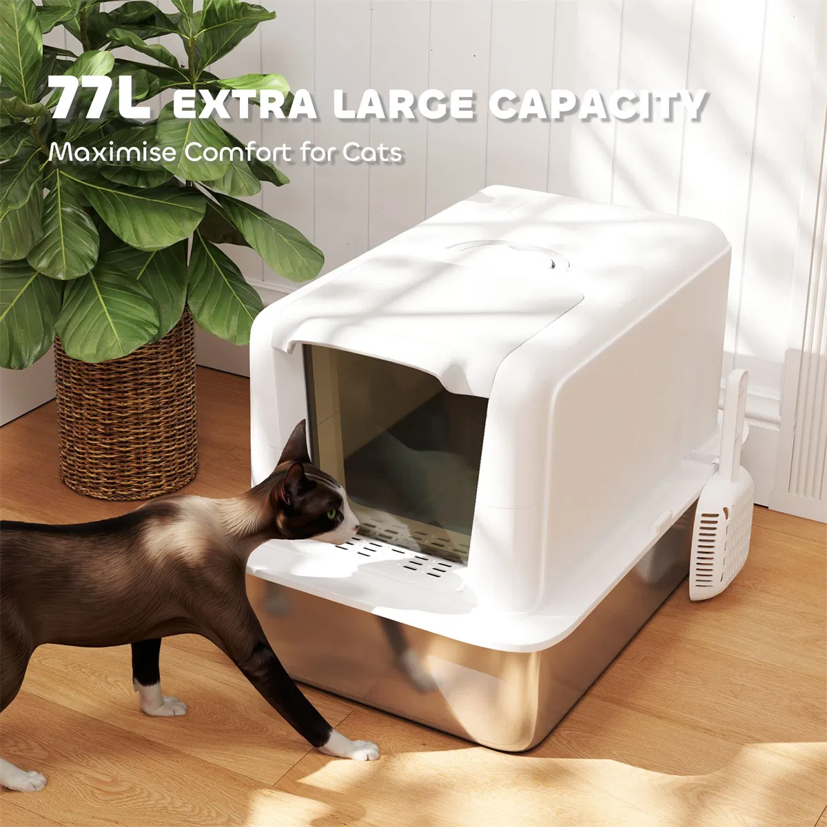Cat Litter Box, Cat Litter Box Enclosure — image 2