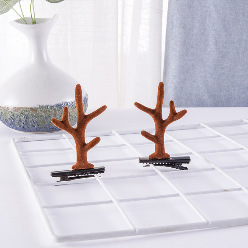 Deer Horn Headwear Hairpin Fairy Christmas Clip Hairpin Photo Taking Hairpin Cute Clip — image 19