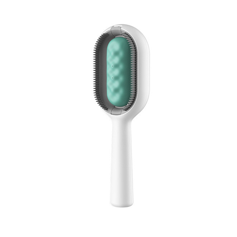 2 In 1 Hair Removal Cleaning Double Side Bath Rake Comb Pet Dog Cat Shedding Deshedding Brush Grooming Comb With Water Tank — image 10