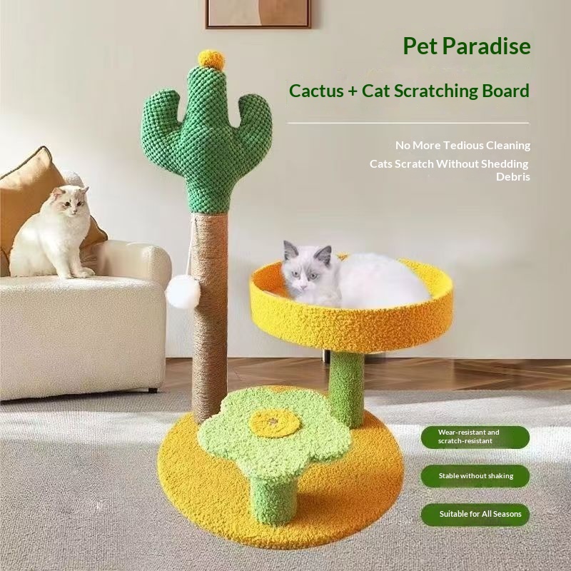 Suministros para Mascotas Árbol de Gato Juguetes de Cactus — imagen 5
