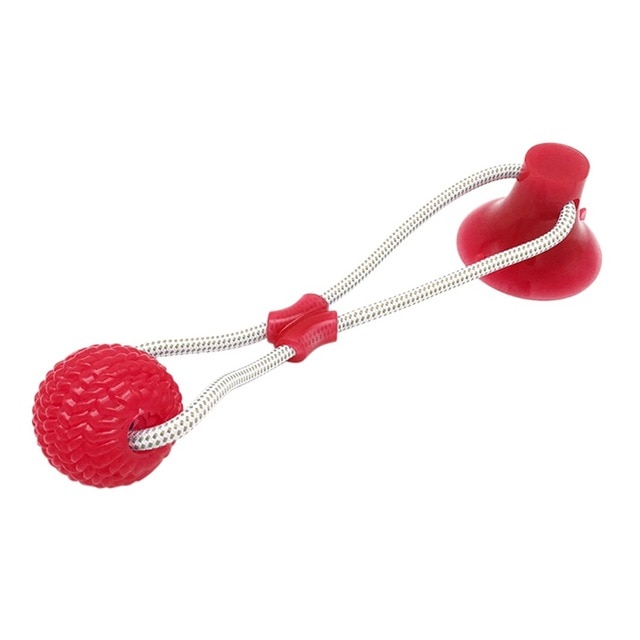Interactive fun Pet toy with suction cup dog push toy with TPR ball Pet Tooth Cleaning, Chewing, Playing, IQ Treat Ball Puppy Toys — image 7