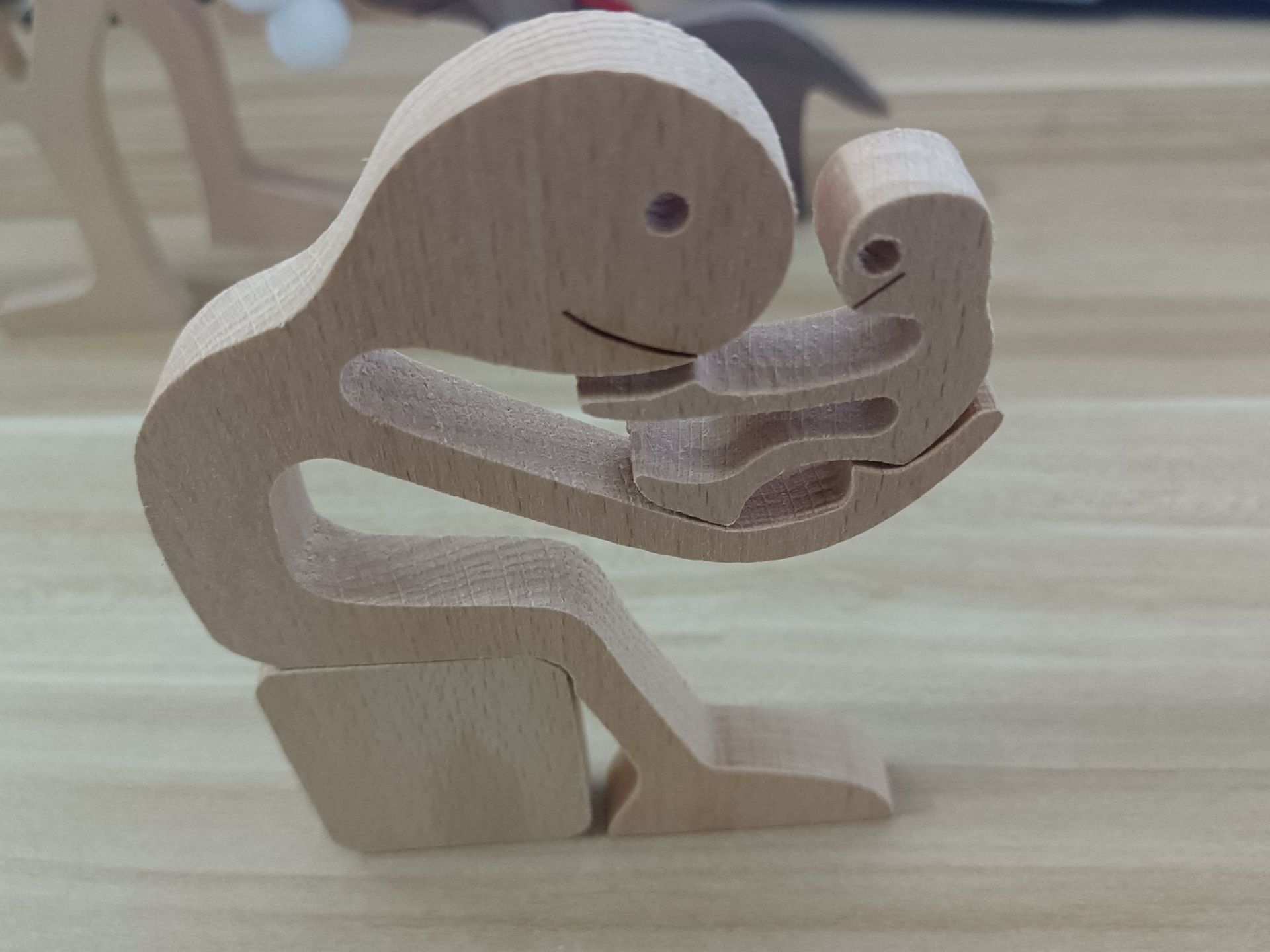 Escultura de Madera para Decoración de Hogar con Perro y Dueño - Regalo de Navidad para Amantes de los Animales — imagen 26
