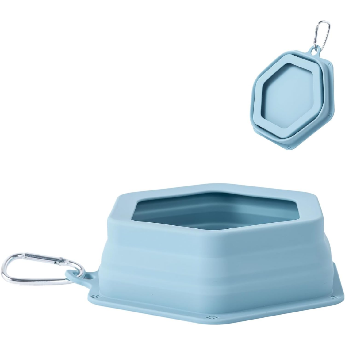 No Splash Dog Travel Bowls For Cars, Spill Proof Collapsible Dogs Water And Food Feeder Dispenser Integrated Molding Portable Cat Dish For Pet Vehicle Road — image 1