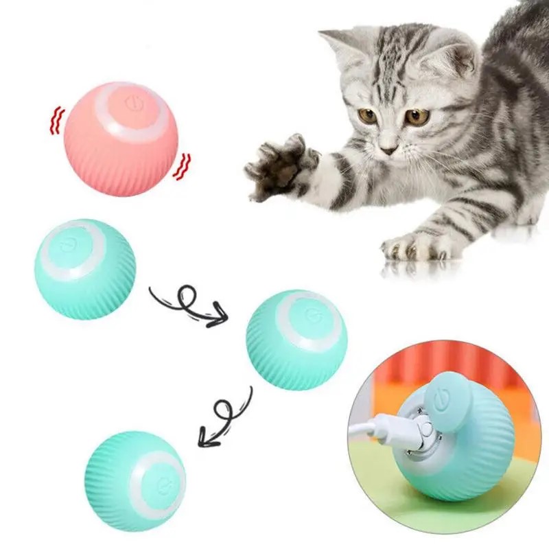 Pelota Interactiva Eléctrica para Perros y Gatos, Juego Inteligente para Interior — imagen 1