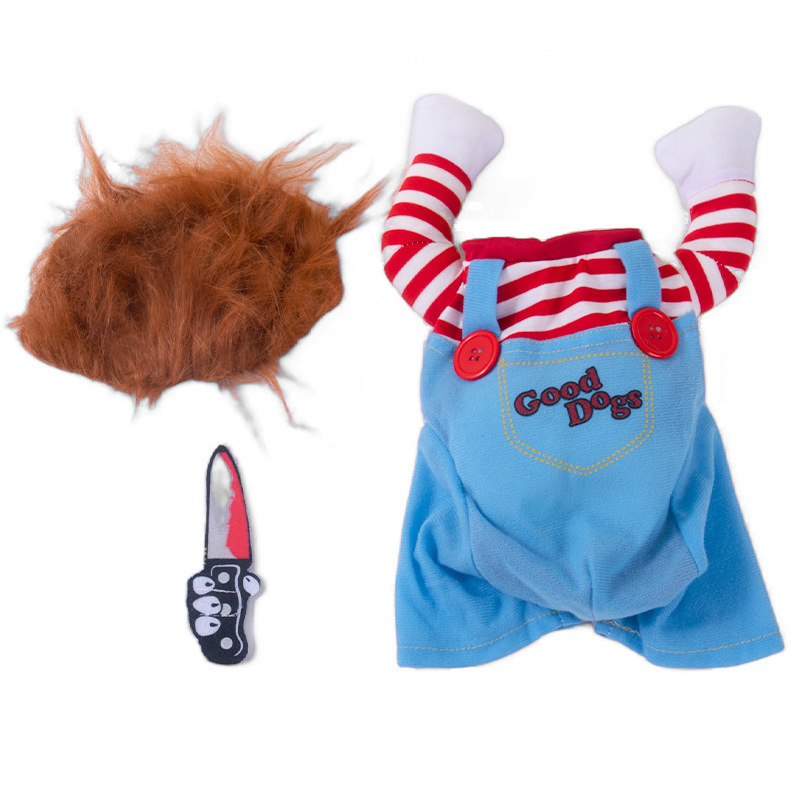 Dog Clothes Knife Doll Transformation Costume Funny Pet Clothing Halloween Cat Pet Apparel — image 5