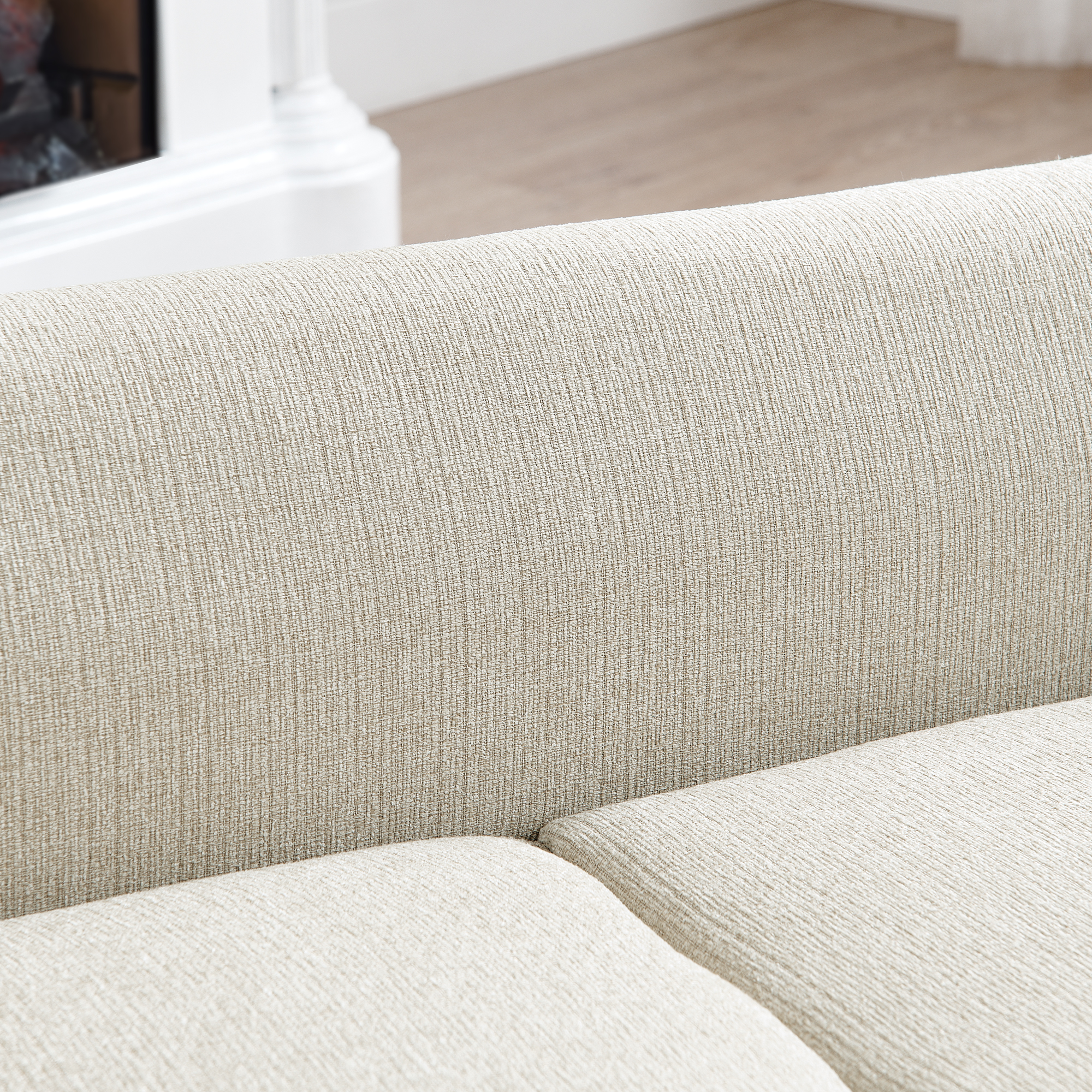 Sofá para Mascotas con Ajuste de Espalda y Brazos, Sofá Rectangular Moderno para Perros Pequeños y Medianos, Muy Comodo y Suave, - BEIGE — imagen 5