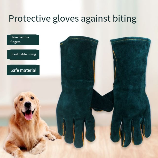 Pet supplies crawler bite resistant gloves Pet protective gloves Giant lizard snake bite resistant gloves — image 3