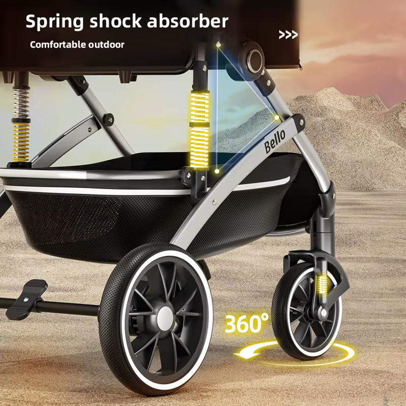Carrito de lujo para mascotas (Listo para enviar) - Fabricante de cochecitos para perros y gatos, carritos y productos de viaje — imagen 5