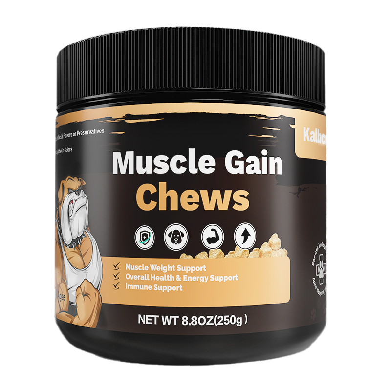 Chewingas para Ganancia de Músculo en Perros - Suplemento Alimenticio de Alto Proteín con Edulcorantes Naturales para Todos los Raza, Galletitas Suaves para Cáñones Caninos — imagen 1