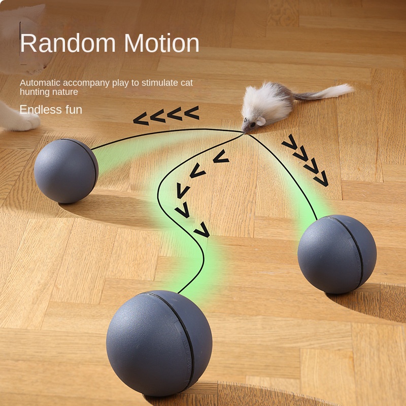 Juguetes para Gatos de Autoentretenimiento con Bola Teaser Eléctrico — imagen 1