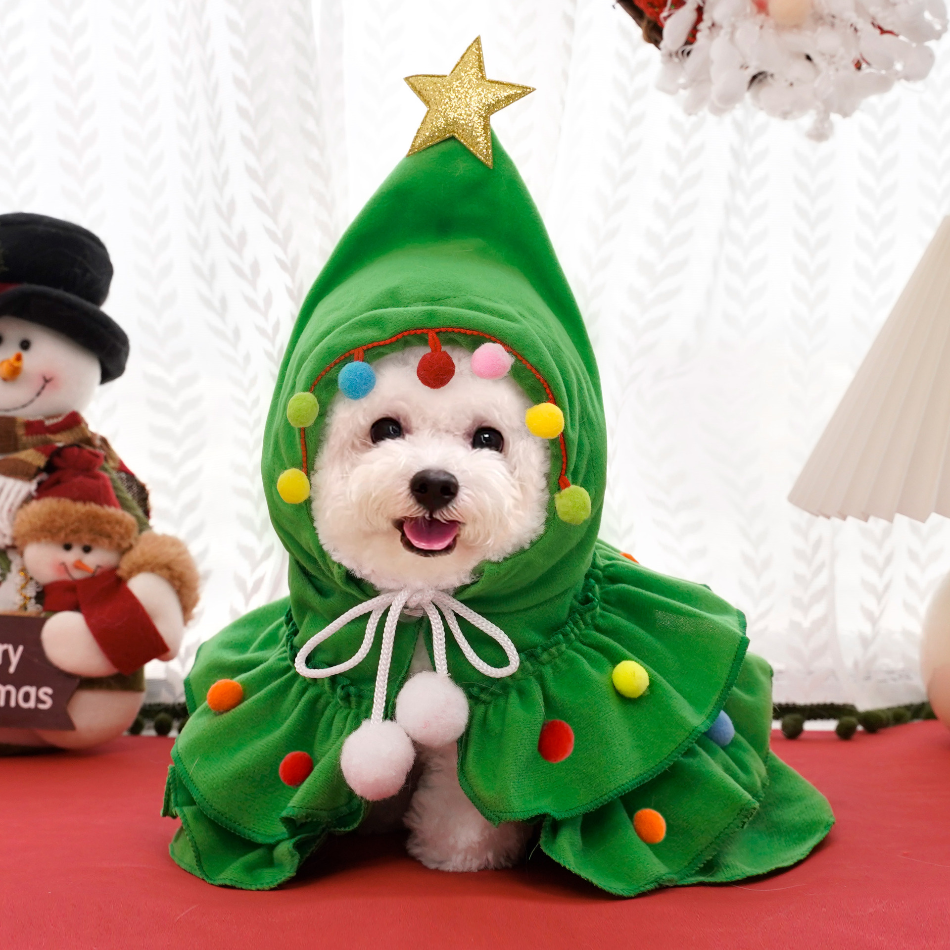 Christmas cloak pet dog transformation outfit — image 2