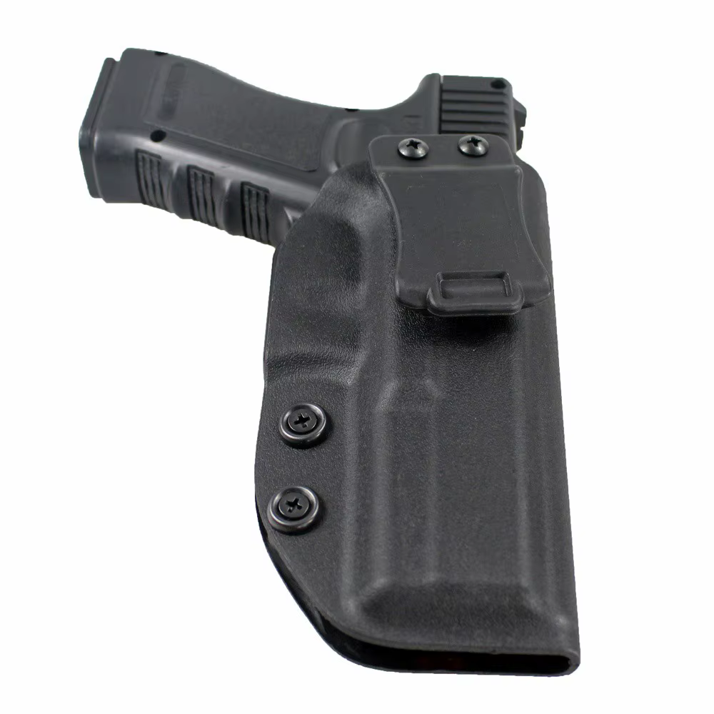 Holster Táctico para Carga Oculta en Cinturón Kydex para Pistola G17 G22 G31 Caza Caso de Pistola con Lazo y Ajuste — imagen 2