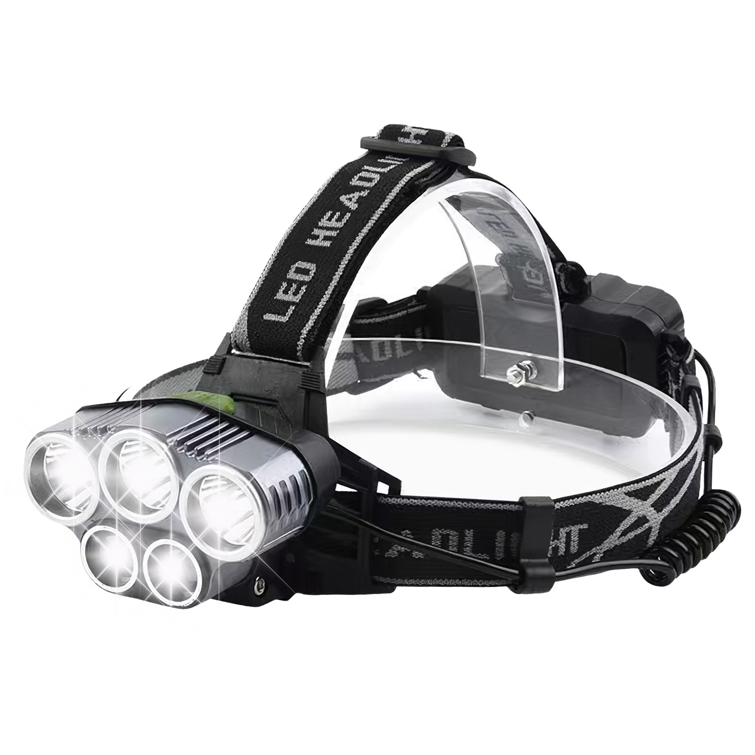 Linterna de cabeza recargable 20000 lúmenes LED con 6 modos para camping, ciclismo, senderismo, caza y emergencias — imagen 10