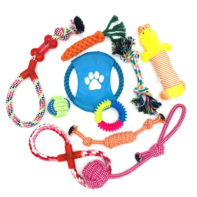 Conjunto de juguetes de cuerda de algodón para mascotas — imagen 6