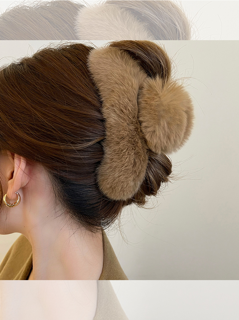 Broche de Plush para Conejos Grandes con Luz, Cepillo de Pelo para Mujer — imagen 6