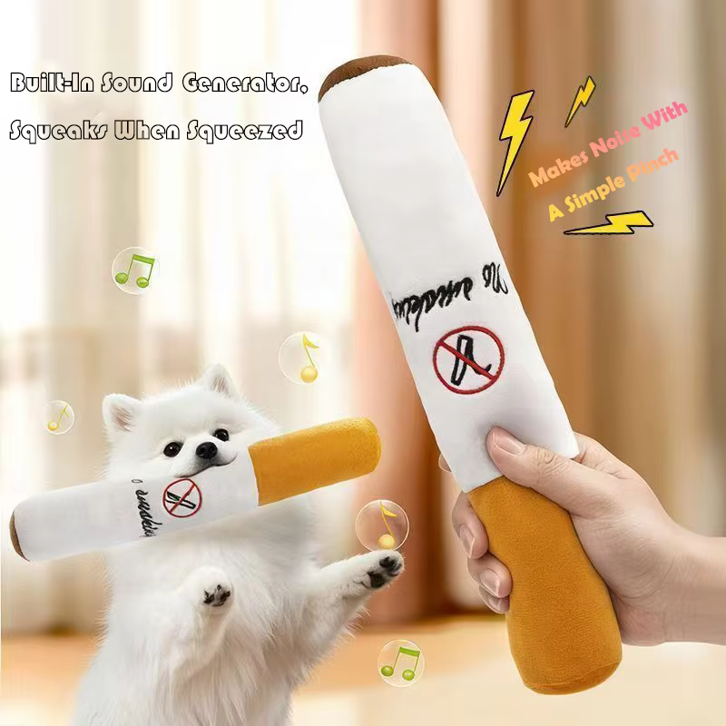 Plush Pet Chew Toys Bite Resistant Simulated Scallion Bell Sounding Teeth Cleaning Interactive Playing Supplies For Dog Cat — image 6