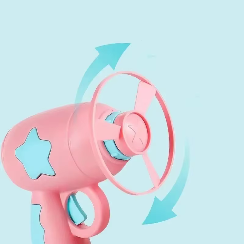 Funny Cat Toy Interactive Launch Pet Training Toy For Kitten Mini Flying Disc Shooting Gun Chasing Games Cat Toys Pet Supplies — image 4