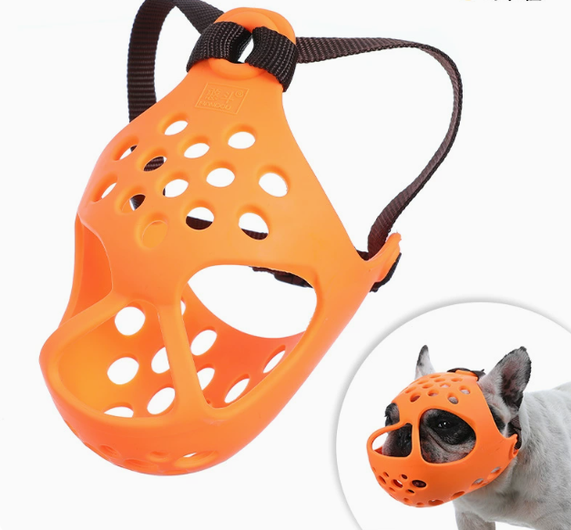 Mascota Humilde: Mordaza de Goma Suave para Perros con Boca Corta - Para Bull Terrier, Bulldog Inglés, Bulldog Francés, Pug - Prevención de Morder y Comer Al Azar — imagen 3