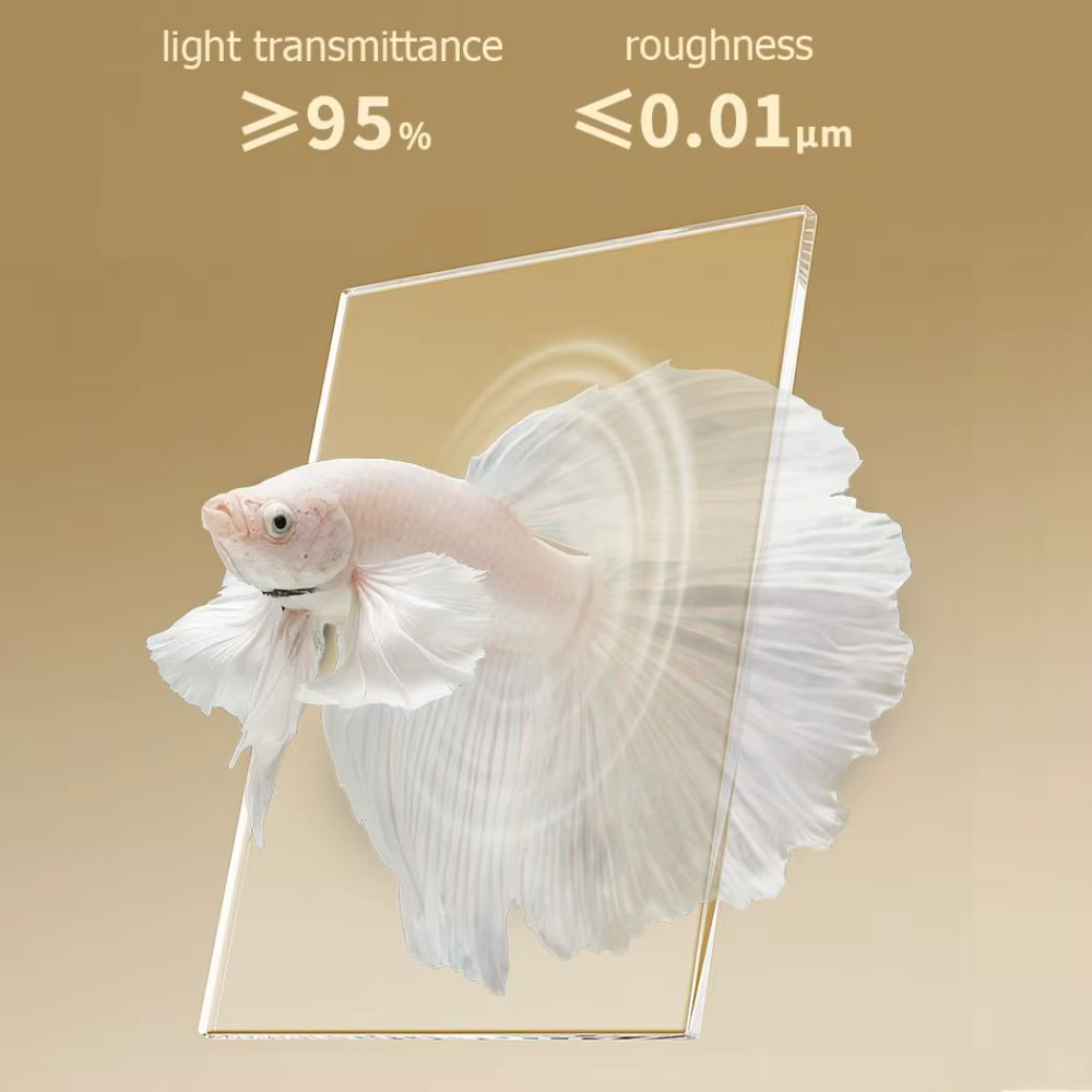 Pecera de Acrílico para Betta, Extraíble, de Alta Transparencia, Mini Pecera para Peces Dorados con Orificio para Alimentar, Pecera Pequeña de Paisajismo — imagen 3