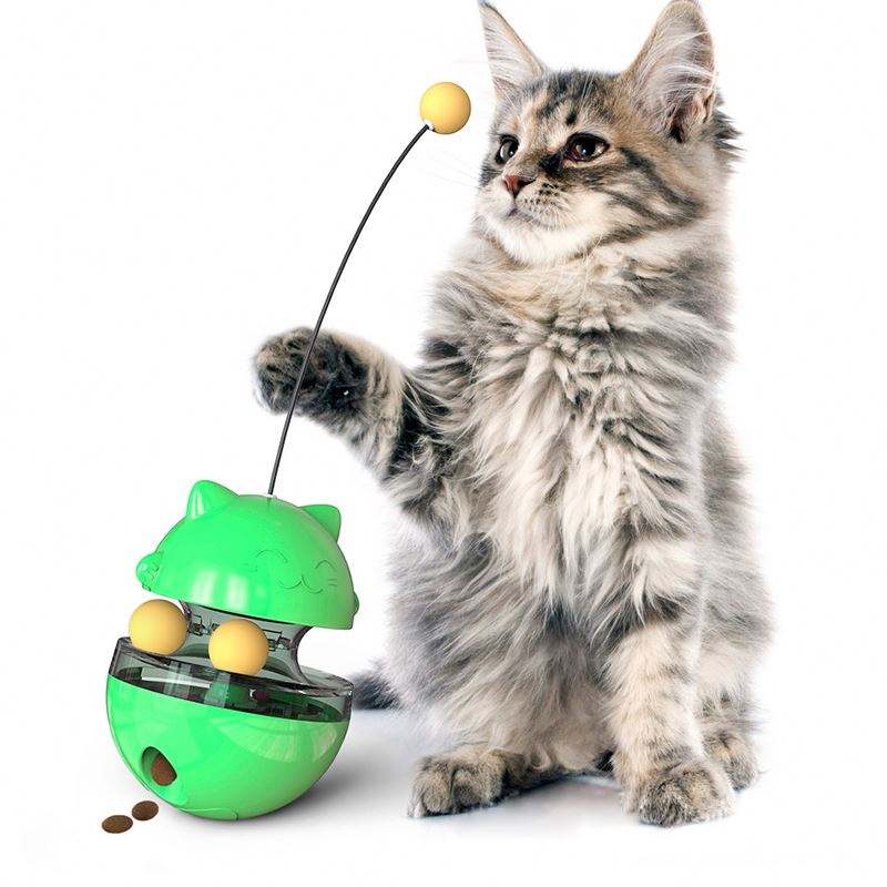 Leakage Ball Cat's Self Hi Stick Fun Relieving Tool Stubborn Man Cat Playing Toy — image 1
