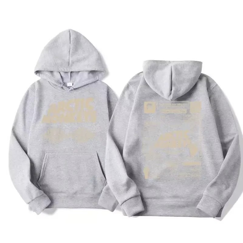 Vintage Rock Arctic Monkeys Album Print Black Hoodie Men's Y2K Sweatshirt — image 9