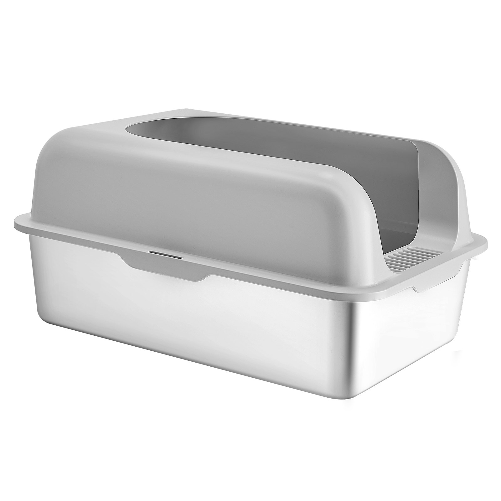 Caja de Arena para Gatos VEVOR 6 pulgadas de Profundidad - Caja de Arena con Filtración y Tablero de Pies Anti-Olor — imagen 5