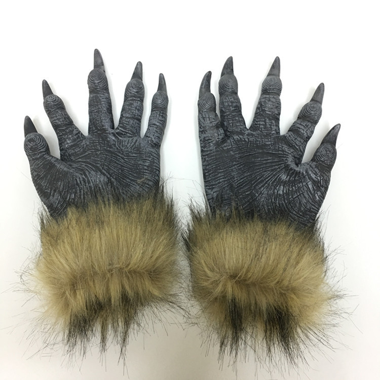 Disfraz de Máscara de Diablo de Halloween con Cara de Lobo Completa — imagen 4