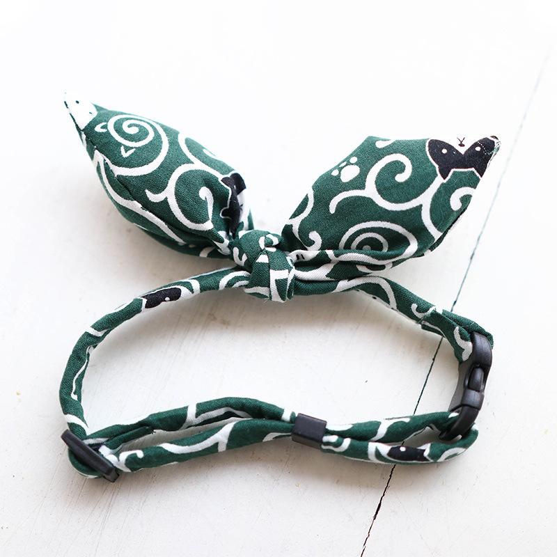 Pet Collar Bow Tie Can Be Adjusted To Make Cute Cat Puppy Bow Tie Silent Medium-Sized Dog Small Dog — image 3
