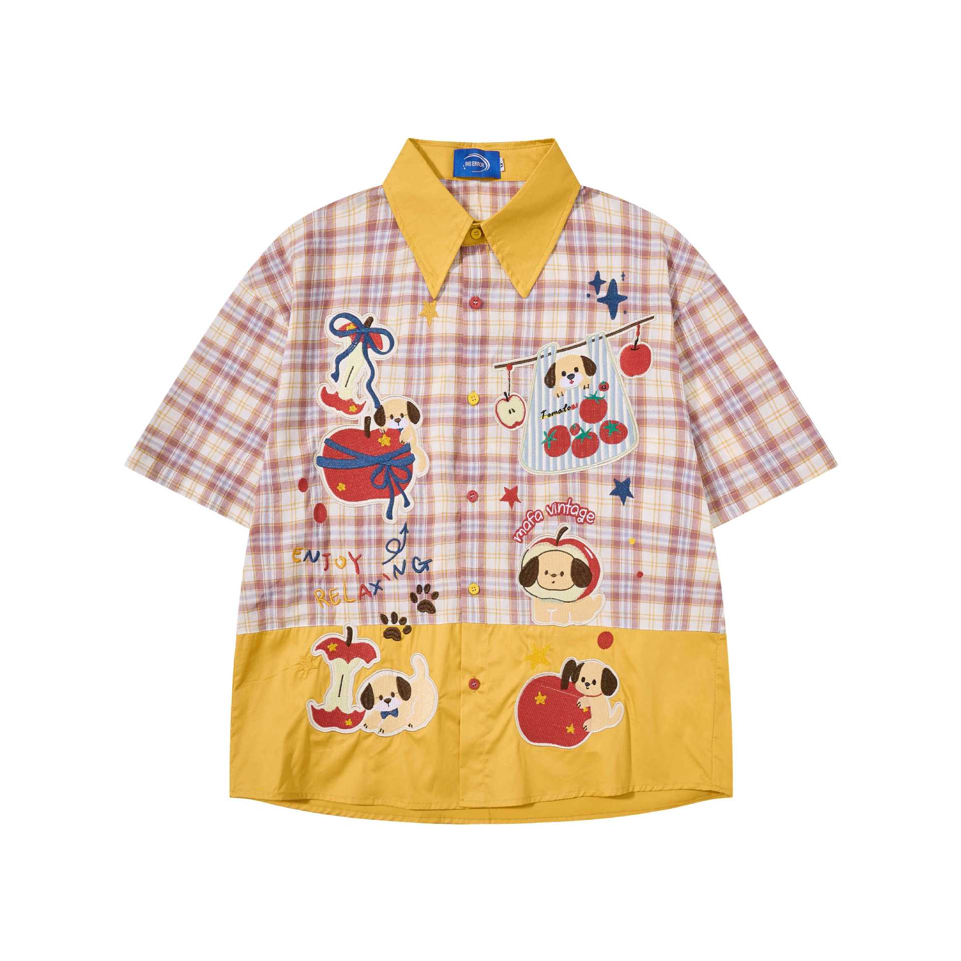 Apple Dog Embroidered Short Sleeve — image 2