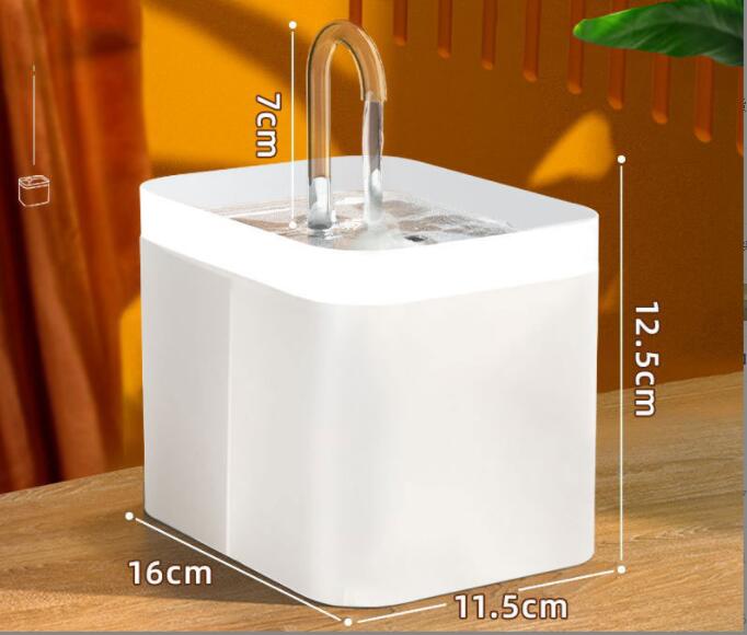 Cat Water Fountain Auto Filter USB Electric Mute Cat Drinker Bowl 1.5L Recirculate Filtring Drinker for Cats — image 7