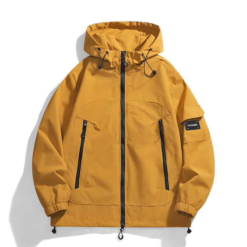 Unisex Windproof Waterproof Hooded Outdoor Hiking Fishing Jacket — image 4