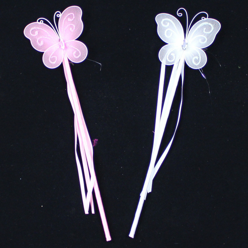 Varita Mágica de Hada Mariposa para Disfraz de Niña de las Flores, Fiesta y Presentaciones, Alas de Ángel — imagen 3
