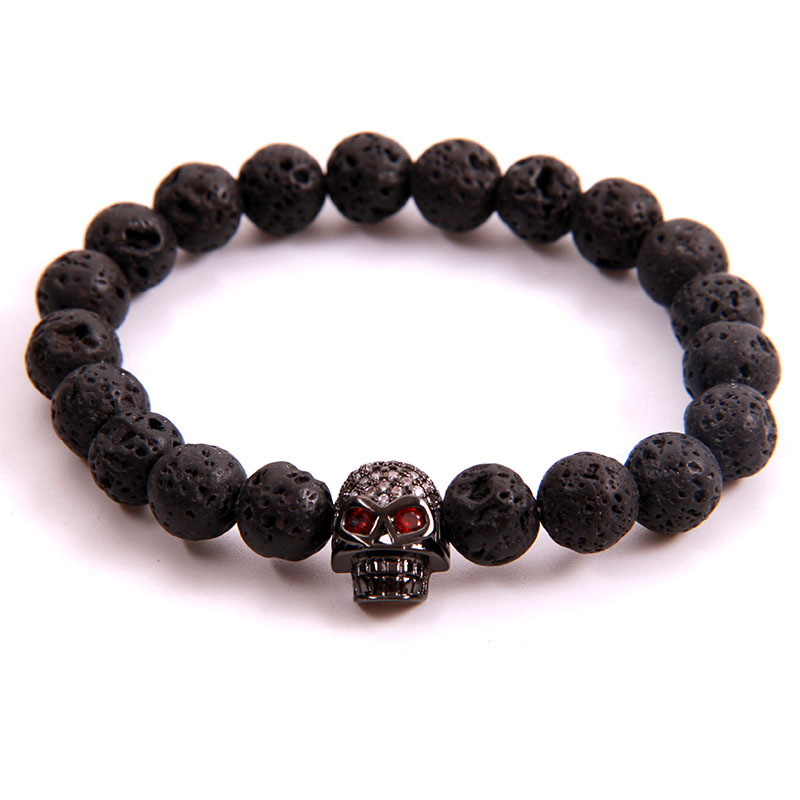 Natural Stone Owl Head Yoga Bracelet — image 4