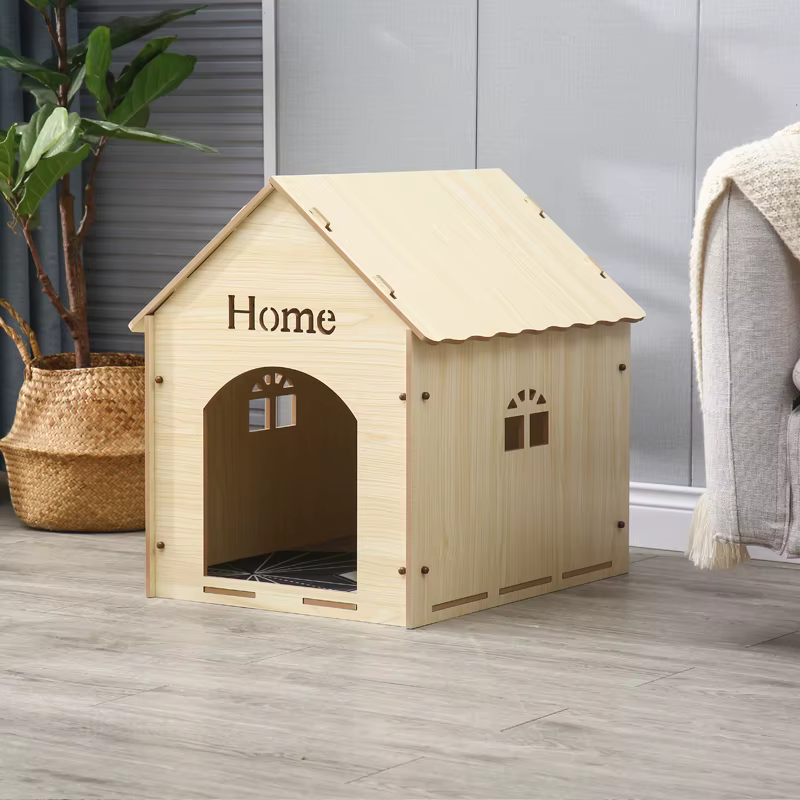 Extra Large House Dog House Outdoor Mat Scratching Board Villa Pet Nest Villa Dog House for Small And Dogs — image 4