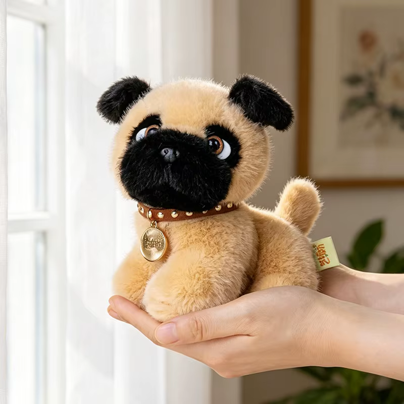 Puppy Party Plush Toys Husky Schnauzer Poodle Bichon Corgi Doll Cute Lifelike Desktop Pet Dog Toys Kawaii Bags Decor — image 5