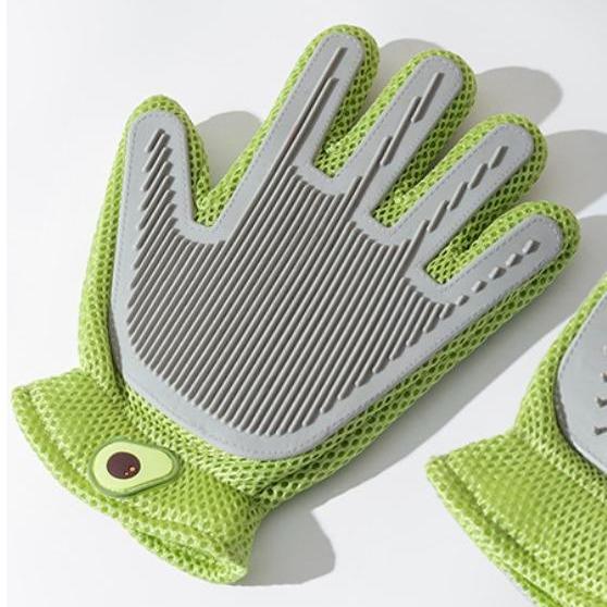 Guantes y Cepillos de Aseo para Mascotas 2 en 1 para Gatos y Perros, Guantes de Masaje y Eliminación de Pelo de Alta Eficiencia, Eliminación de Pelo de Doble Cara, Protección Antiarañazos y Antimordeduras, Limpieza y Aseo — imagen 11