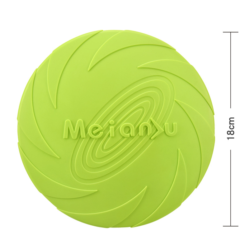 Meianju Dog Frisbee Pet Toys Interactive Toys Pet Frisbee Floating Bite resistant Retrieving Training — image 14
