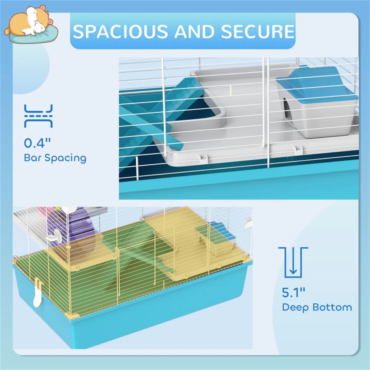 Hamster Cage, pet Cage — image 2