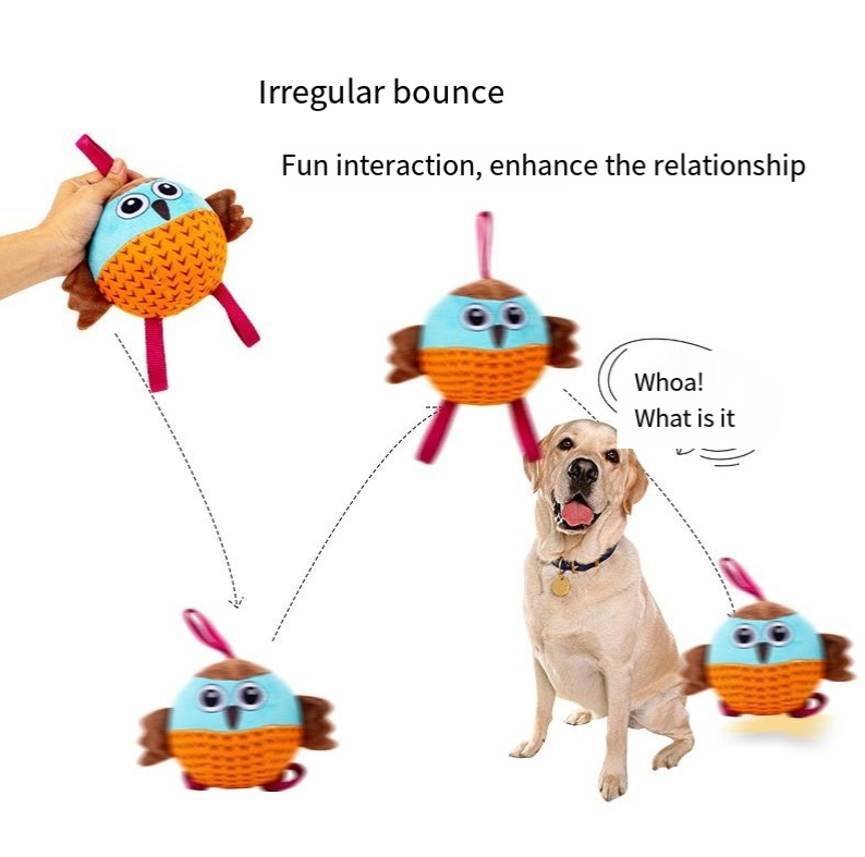 Dog toys inflatable balloons bouncin interactive play with humans and pets relieving boredom touring training dog ball supplies — image 2