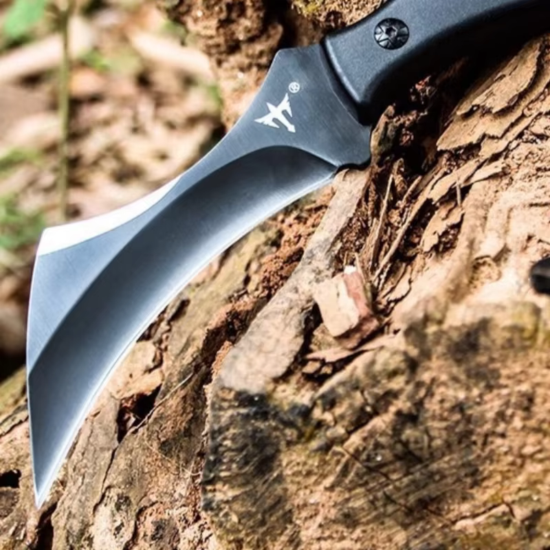 Outdoor camping knife, wilderness straight knife, popular long knife, high hardness claw — image 4