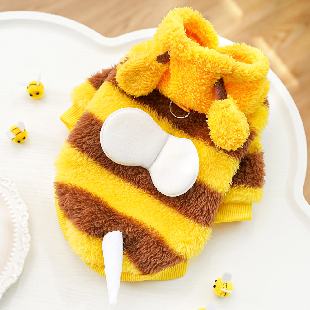Pet clothes dog cat transformation outfit teddy bear fighting cat plush toy — image 6