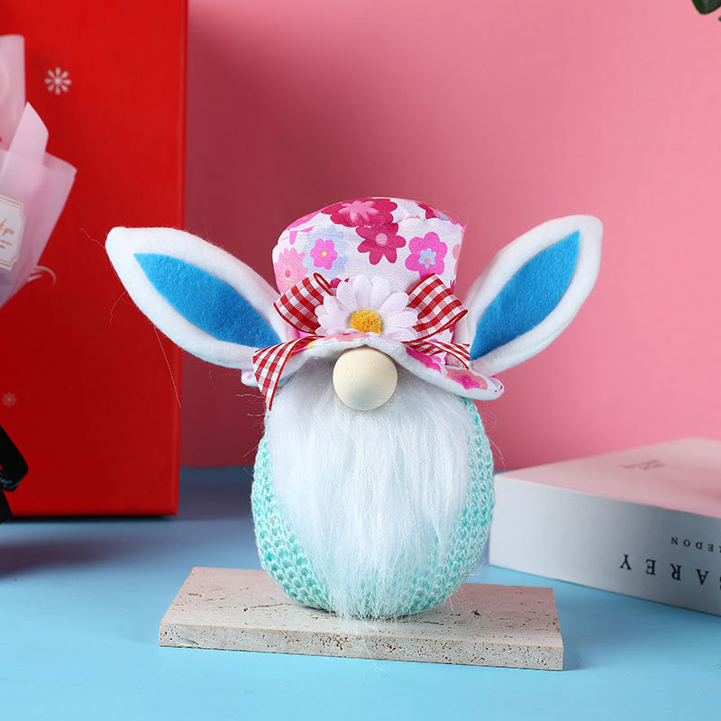 Nueva decoración de gnomos sin cara para conejo de Pascua — imagen 6
