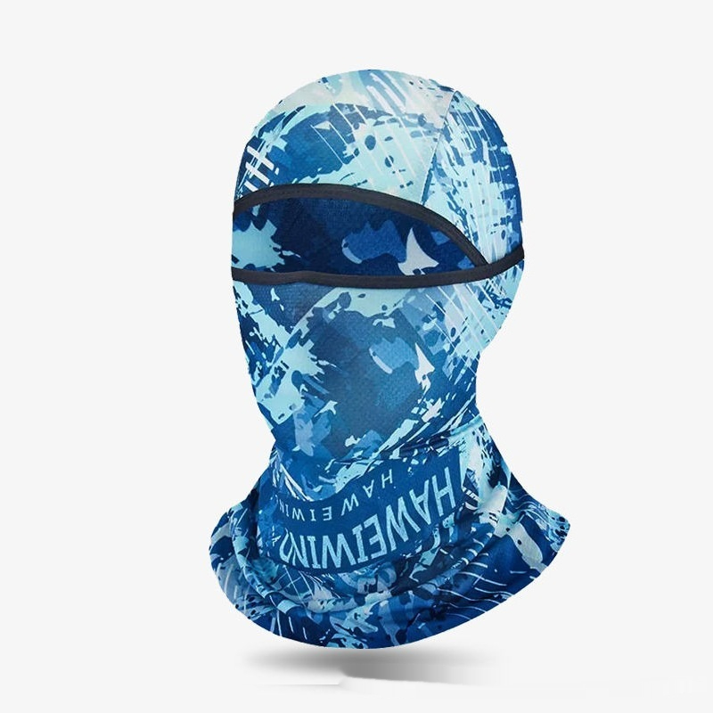Summer Ice Silk Sun Protection Mask Men's Head Cover Full Face Fishing Sun Protection Scarf — image 7
