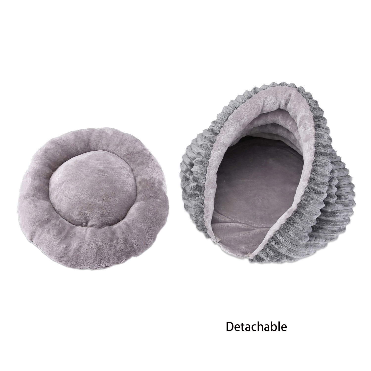 Conch Cat's Nest Cama Creativa para Perros Pequeños, Semi-Encerrada, Removible y Lavable, Cálida en Invierno — imagen 2
