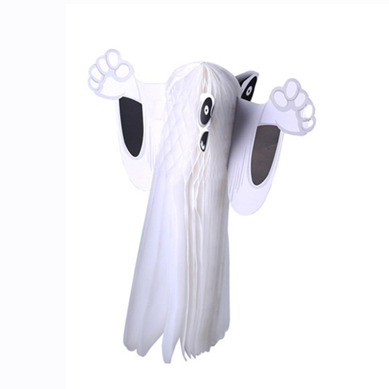Decoraciones de Halloween Conjunto KTV Propios Pendientes de Papel Araña Murciélago Pendiente Fantasma Colgante — imagen 7
