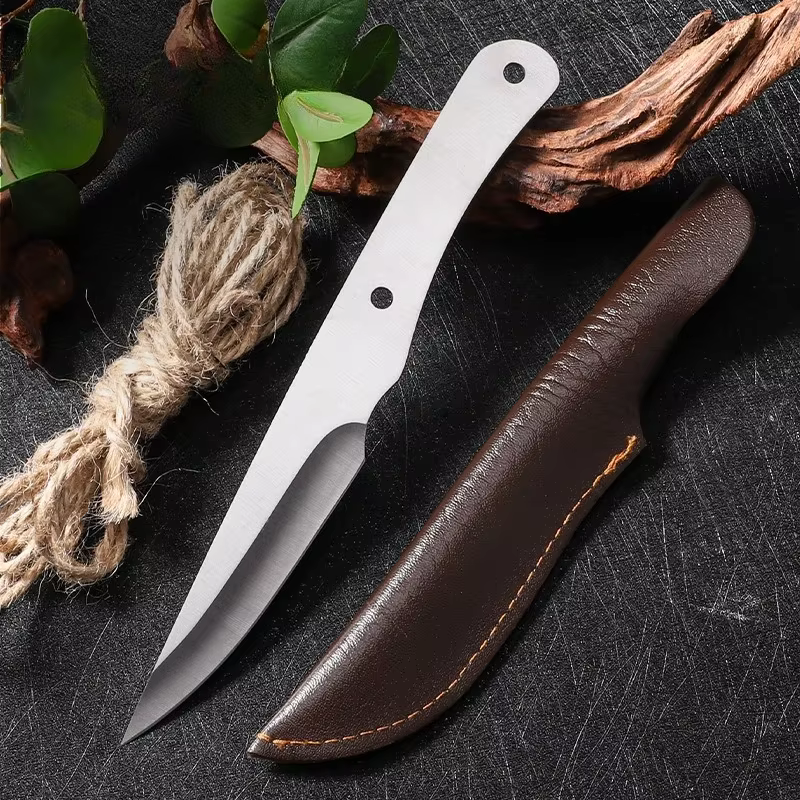 High Hardness Small Straight Knife Pattern Household Handmade Stainless Steel Multi-Purpose Knife DIY Knife EDC Tool — image 4