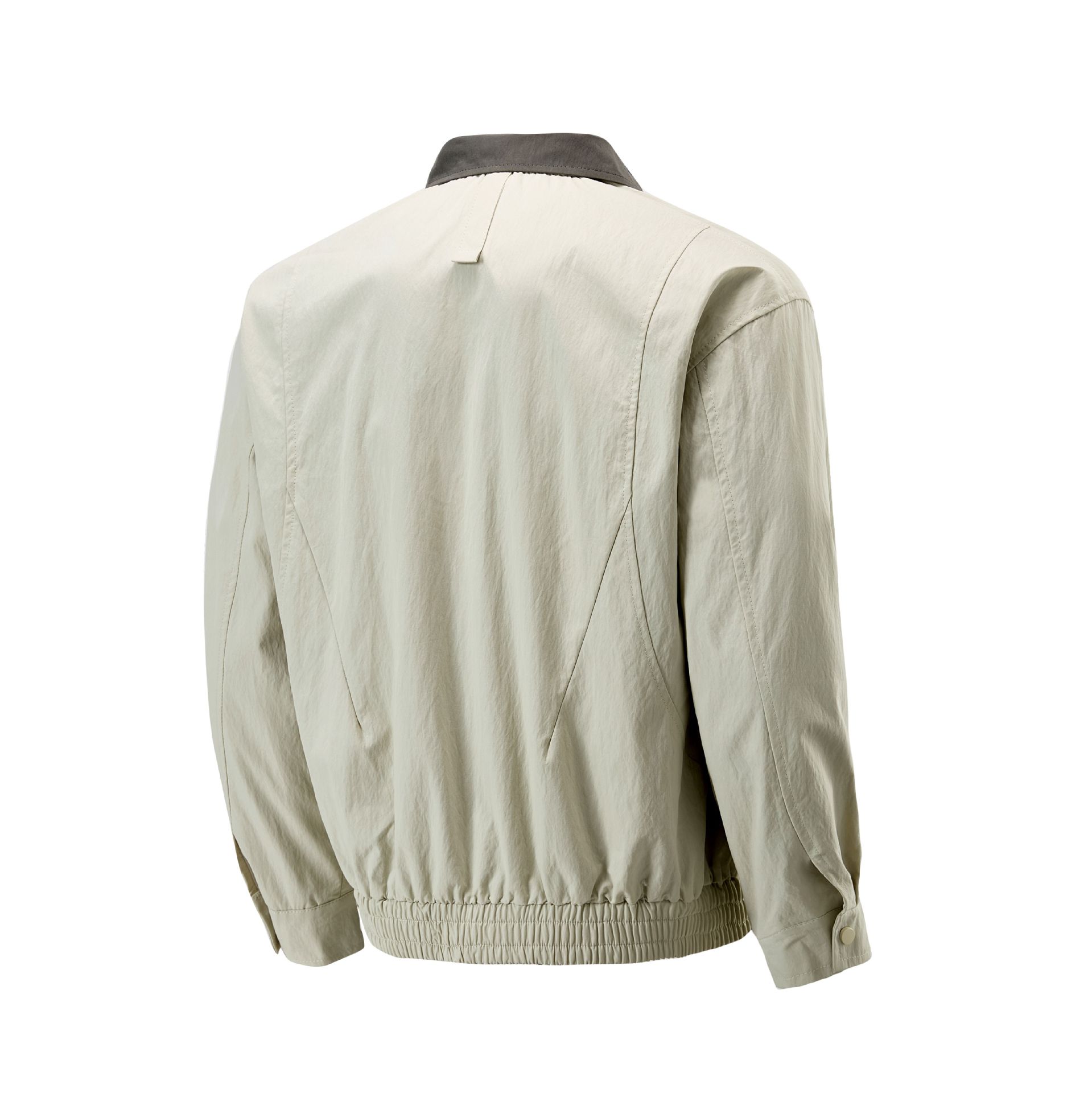 Loose Casual Barn Style Patchwork Color-blocked Notch Lapel Jacket Men — image 5