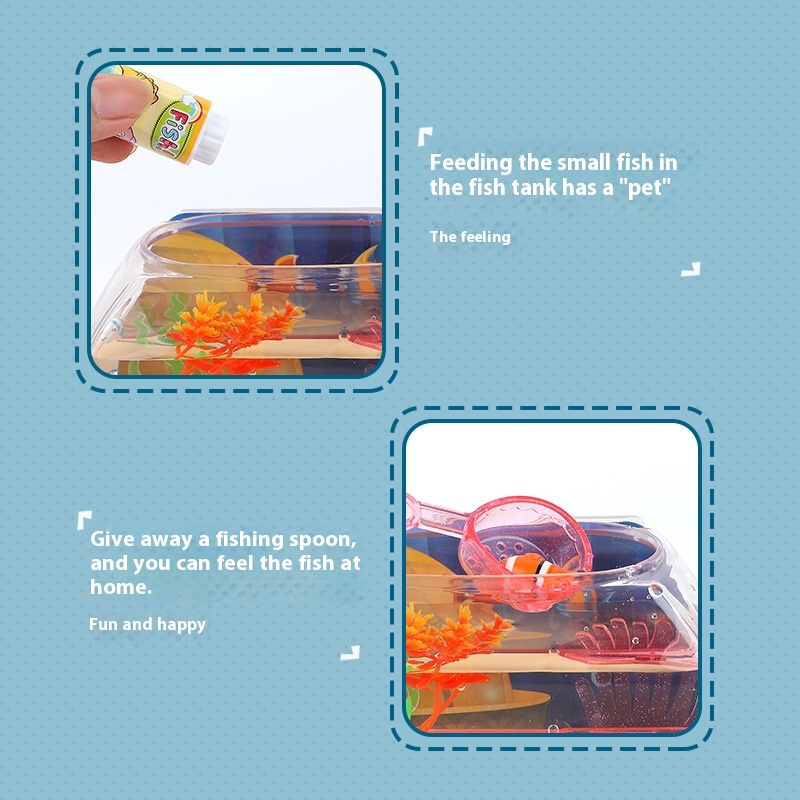 Juguetes Educativos Mini Acuario Feliz para Niños — imagen 6
